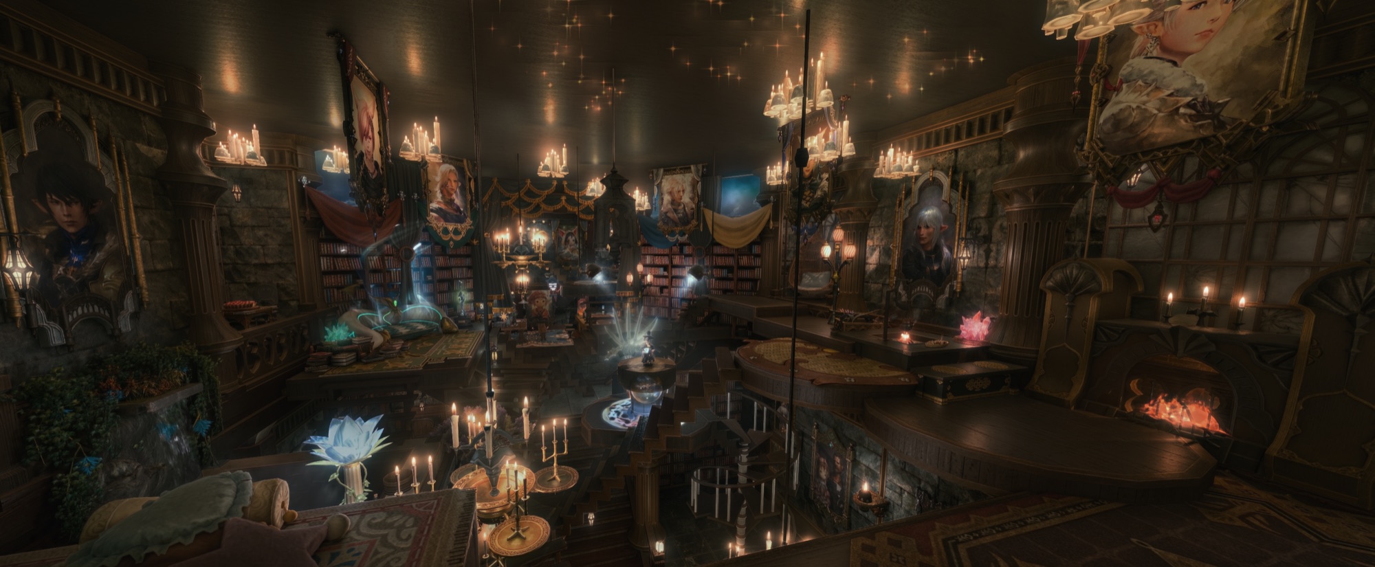 The Great Hall inside Pogwarts Castle